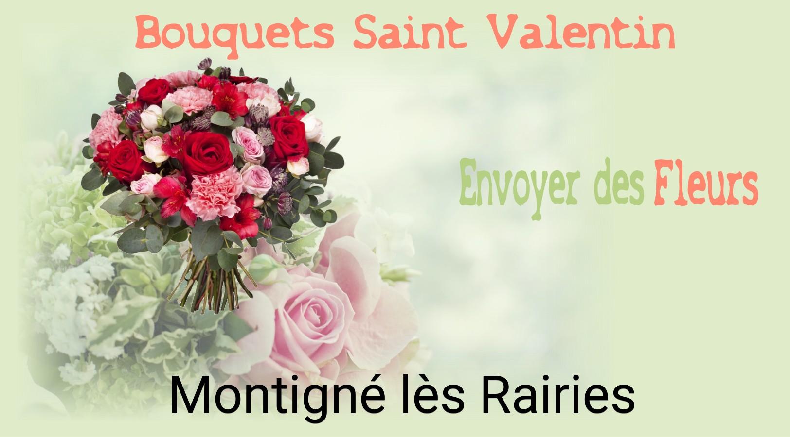 Roses de Saint-Valentin livrées à Montigné-lès-Rairies